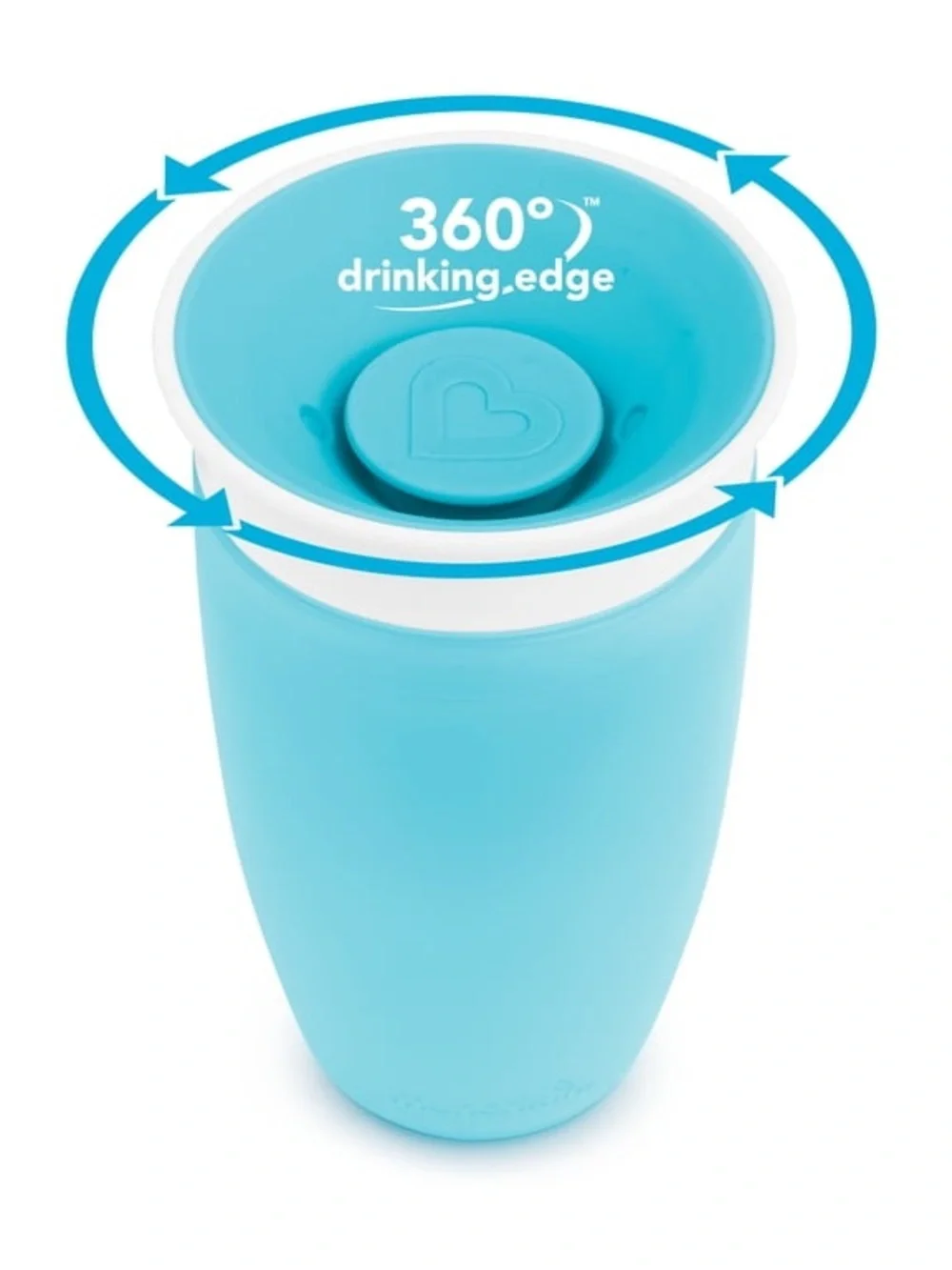 Munchkin Miracle 360° Cups - Lime & Sky Blue Duo